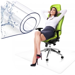 Podkładka mata ochronna pod krzesło - transparentna 100x120 cm