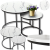 Stoliki okrągłe kawowe industrialne loft glamour zestaw stolik 60x60 40x40 | Seddo
