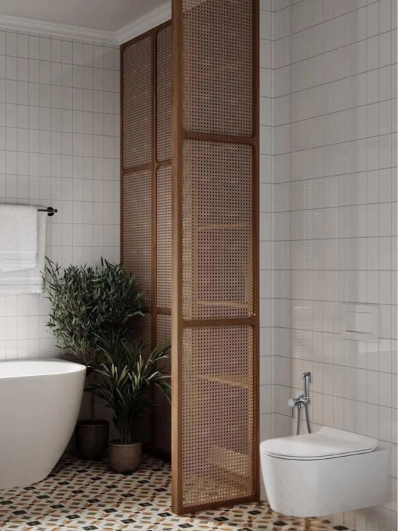 Bateria bidetowa podtynkowa - chrom – zdjęcie 3