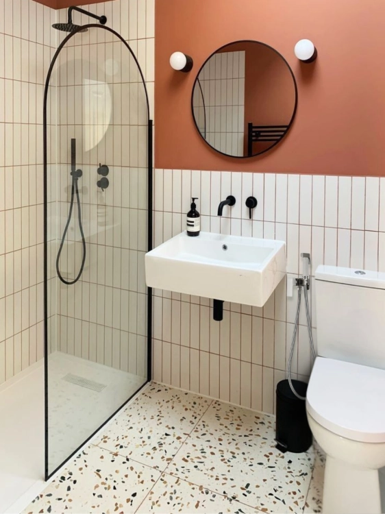 Bateria bidetowa podtynkowa - chromowana – zdjęcie 10