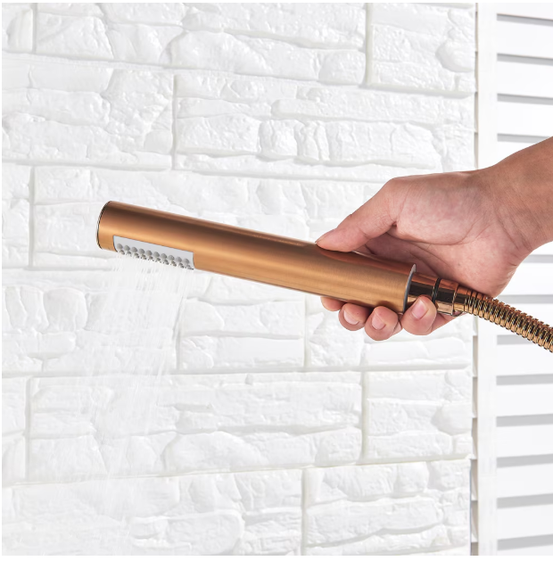 Bateria wannowa wolnostojąca- miedziana/rose gold – zdjęcie 7