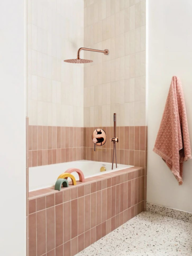 Bateria wannowo prysznicowa - Rose gold – zdjęcie 2