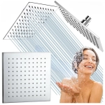 Deszczownica kwadratowa chromowana