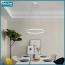 Lampa pierścień led ring żyrandol kuchni loft skandynawska wisząca 110 cm – zdjęcie 5