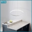 Lampa pierścień led ring żyrandol kuchni loft skandynawska wisząca 110 cm – zdjęcie 7