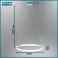 Lampa pierścień led ring żyrandol kuchni loft skandynawska wisząca 110 cm – zdjęcie 11
