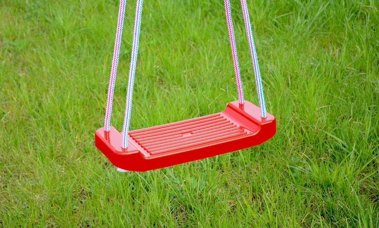 Huśtawka ogrodowa wisząca - czerwona | GoGarden – zdjęcie 6