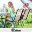 Krzesło ogrodowe metalowe taupe 6 sztuk | GoGarden – zdjęcie 4