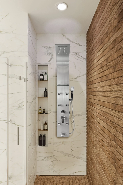 Bateria panel prysznicowy NICKLE – zdjęcie 4