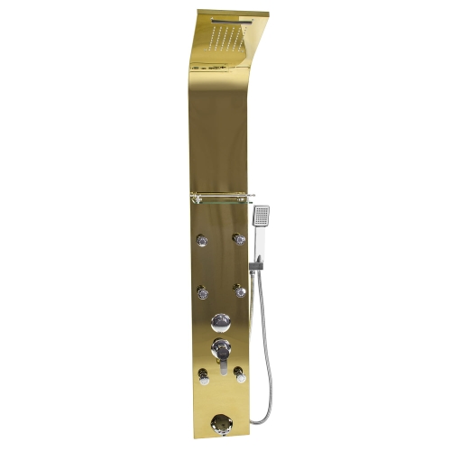 Bateria panel prysznicowy GOLD – zdjęcie 2