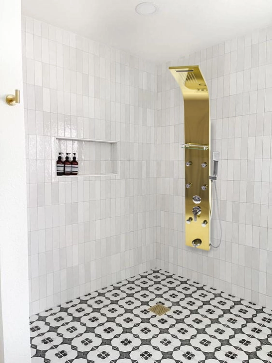Bateria panel prysznicowy GOLD – zdjęcie 4