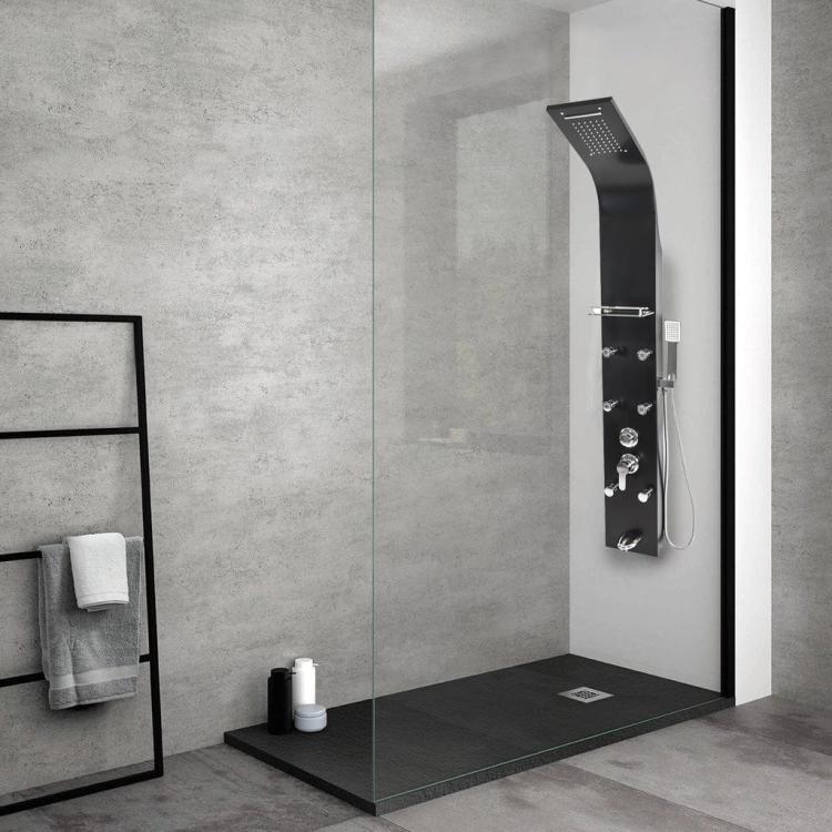 Bateria panel prysznicowy MAT BLACK – zdjęcie 9