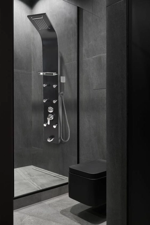 Bateria panel prysznicowy MAT BLACK – zdjęcie 11