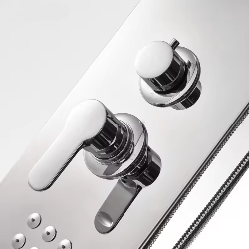 Bateria panel prysznicowy z hydromasażem- niklowana – zdjęcie 2