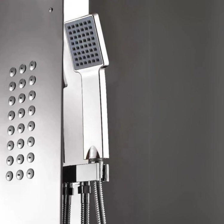 Bateria panel prysznicowy z hydromasażem- chromowana – zdjęcie 5