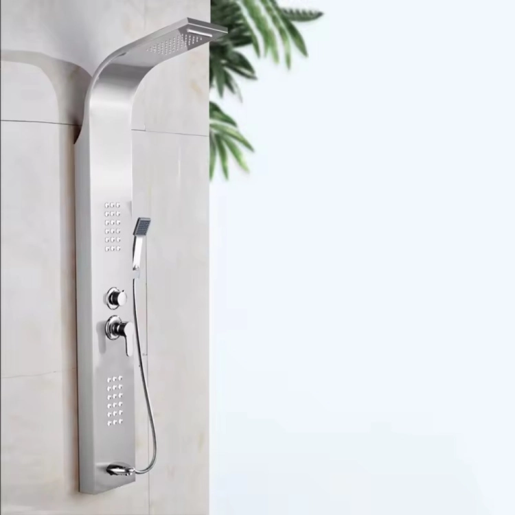 Bateria panel prysznicowy z hydromasażem- chromowana – zdjęcie 6