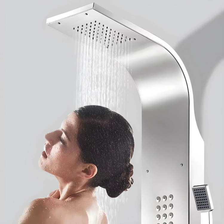 Bateria panel prysznicowy z hydromasażem- chromowana – zdjęcie 7