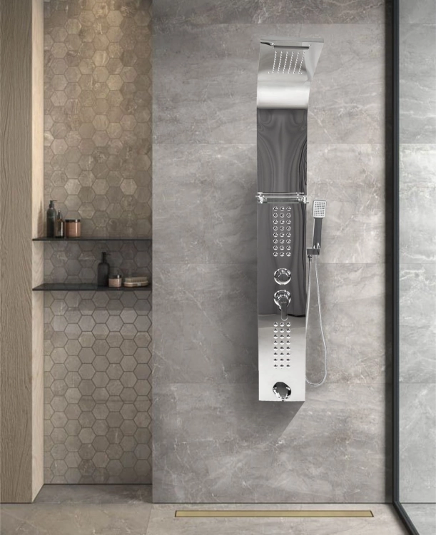 Bateria panel prysznicowy CHROME – zdjęcie 4