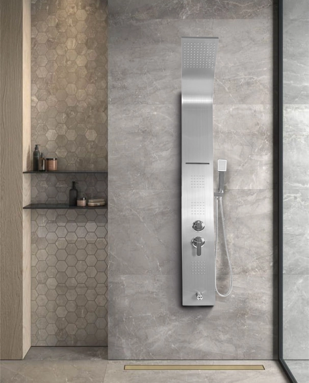 Bateria panel prysznicowy NICKLE – zdjęcie 4