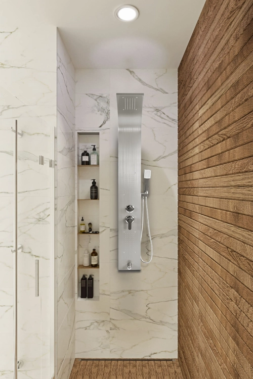 Bateria panel prysznicowy NICKLE – zdjęcie 3