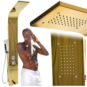 Bateria panel prysznicowy GOLD