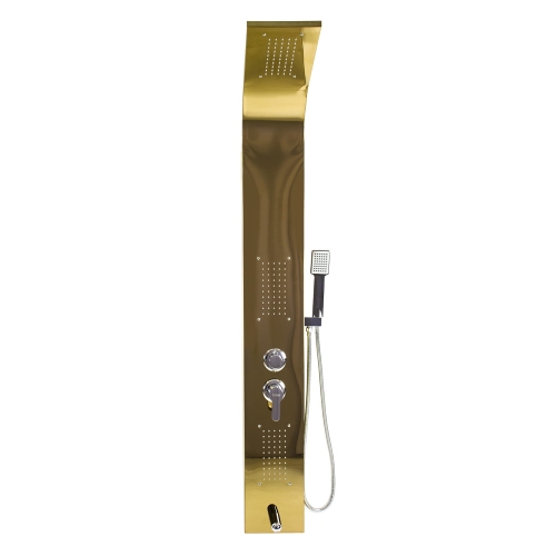 Bateria panel prysznicowy GOLD – zdjęcie 2