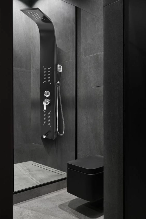 Bateria panel prysznicowy MAT BLACK – zdjęcie 8
