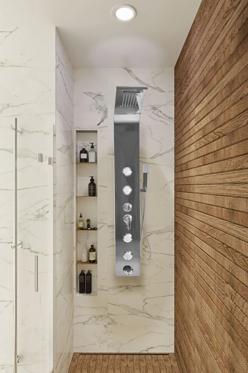 Bateria panel prysznicowy CHROME – zdjęcie 10