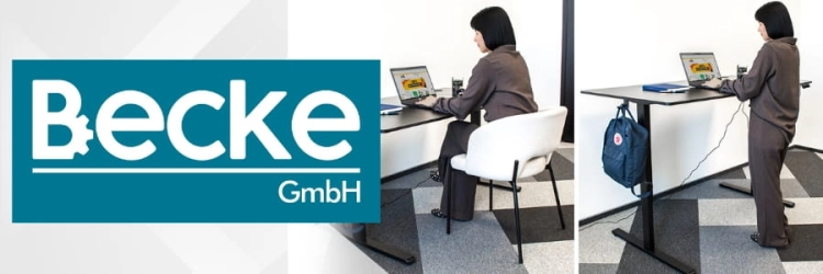Biurko elektryczne automatyczne regulowane do pracy na stojąco 160x80 czarne – zdjęcie 16