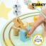 Drewniany stolik edukacyjny Montessori zielony – zdjęcie 7