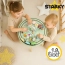 Drewniany stolik edukacyjny Montessori zielony – zdjęcie 10
