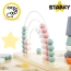 Drewniany stolik edukacyjny Montessori z liskami – zdjęcie 7