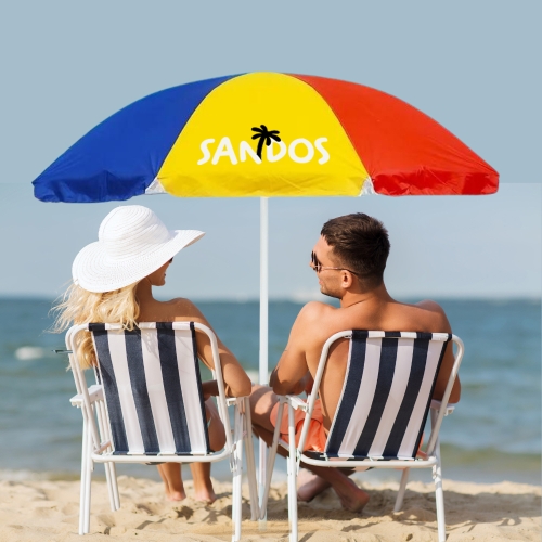 Parasol plażowy multikolor – zdjęcie 2