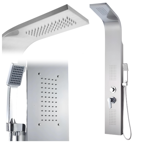 Bateria panel prysznicowy - Niklowany