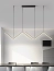 Lampa wisząca zygzak czarna – zdjęcie 3