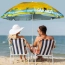Parasol plażowy ogrodowy- wzór plaży – zdjęcie 3