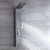 Bateria panel prysznicowy kabiny hydromasażem deszczownicą wylewka antracyt – zdjęcie 6