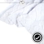 Koc pled 200×220 cm pled narzuta 340g/m² biała tłoczona jodełka More&Deco – zdjęcie 5