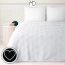 Koc pled 200×220 cm pled narzuta 340g/m² biała tłoczona jodełka More&Deco – zdjęcie 8