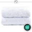 Koc pled 200×220 cm pled narzuta 340g/m² biała tłoczona jodełka More&Deco – zdjęcie 12