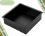 Półka wnękowa 30x30x10 cm czarny mat do łazienki – zdjęcie 12