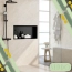 Półka wnękowa 60x30x10 cm czarny mat do łazienki – zdjęcie 10