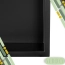 Półka wnękowa 45x20x10cm czarna mat do łazienki – zdjęcie 9