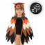 Strój kostium przebranie sowa bal jesieni halloween skrzydła maska karnawał – zdjęcie 9