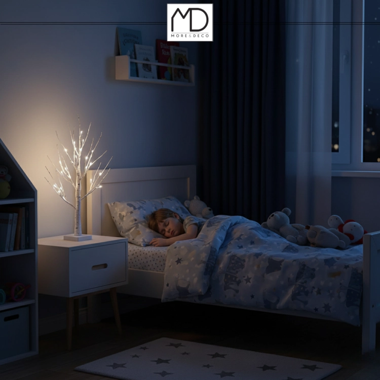 Drzewko świąteczne 26 LED - świecąca brzoza 60 cm – zdjęcie 9