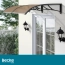 Daszek nad drzwi wejściowe zadaszenie na balkon okno klimę brązowy 200x100 – zdjęcie 2