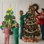 Choinka dla dzieci filcowa z ozdobami na rzepy diy 95 cm – zdjęcie 6