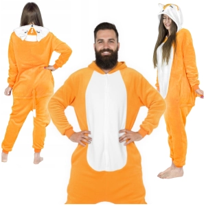 Kigurumi Onesie – kostium/piżama jednoczęściowa unisex Lis