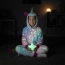 Onesie dziecięce – ciepła piżama / kostium jednoczęściowy fioletowy świecący Jednorożec – zdjęcie 8