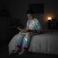 Onesie dziecięce – ciepła piżama / kostium jednoczęściowy fioletowy świecący Jednorożec – zdjęcie 13